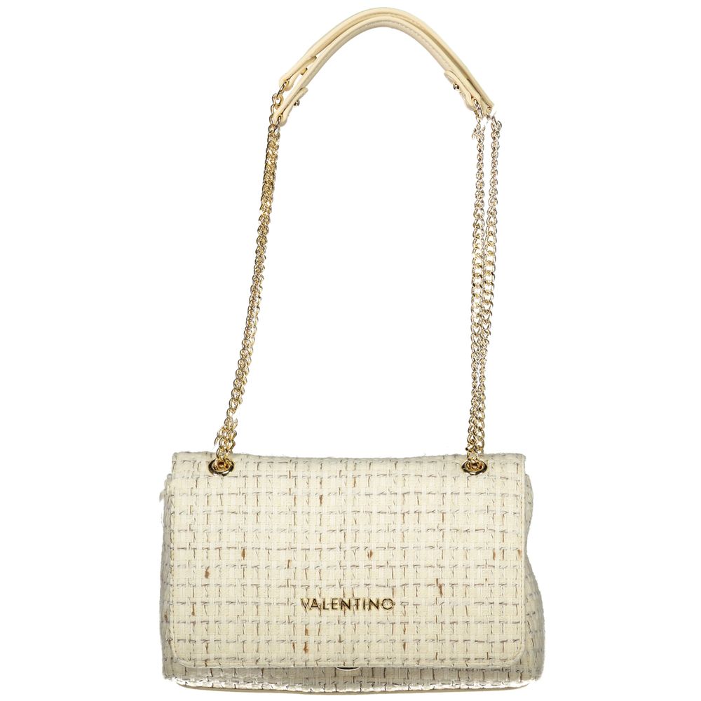 White Polyester Handbag