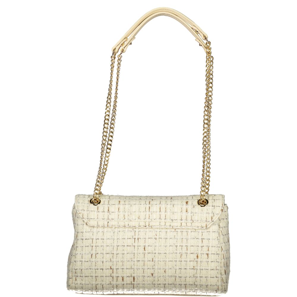 White Polyester Handbag