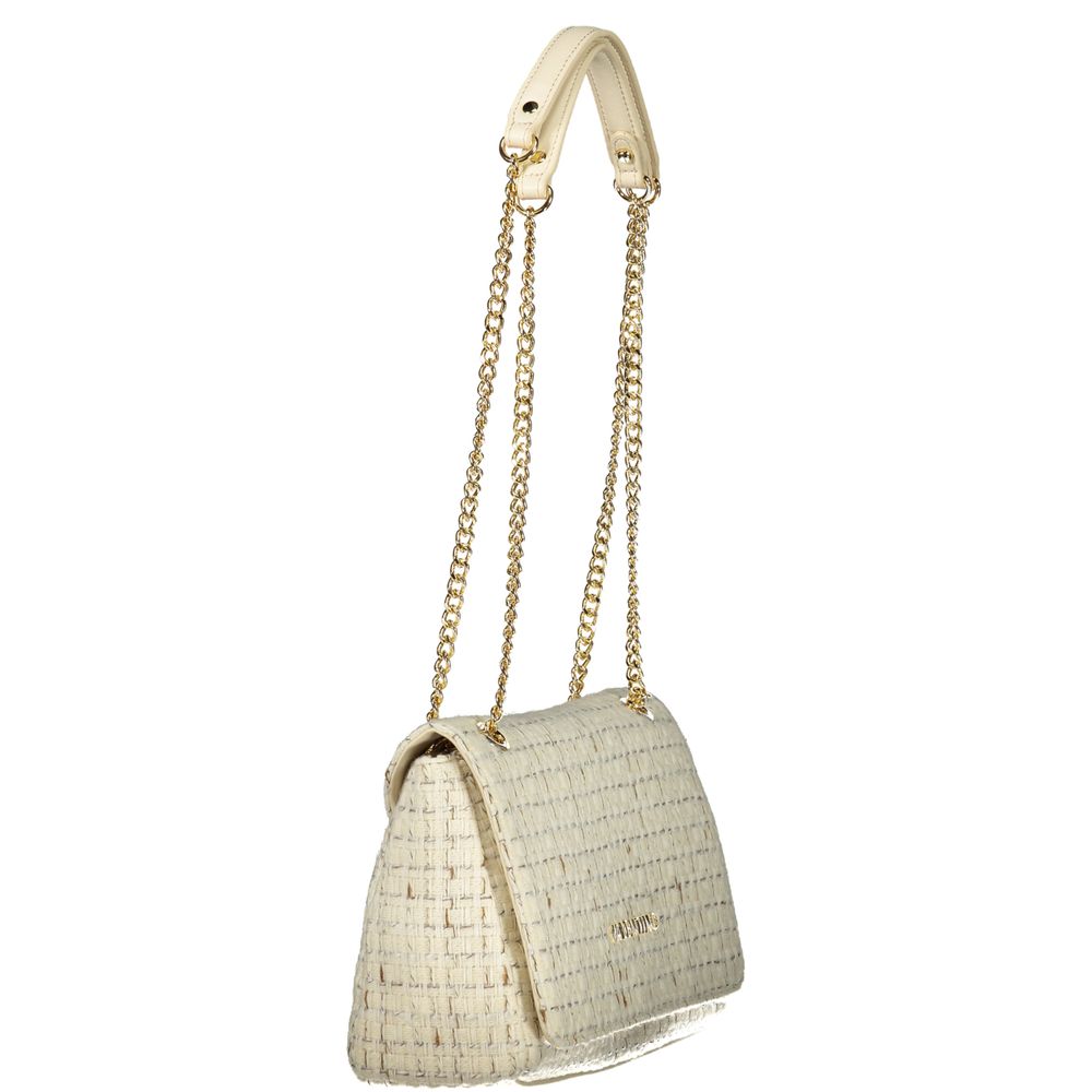 White Polyester Handbag