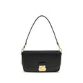 Black Calf Leather Bos Taurus Shoulder Bag