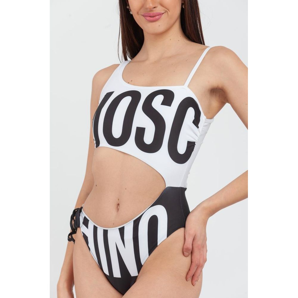 Multicolor Polyester One-Piece Swimsuit