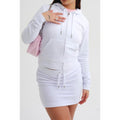 White Polyester Sweatshirt