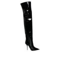 Black Leather Over The Knee