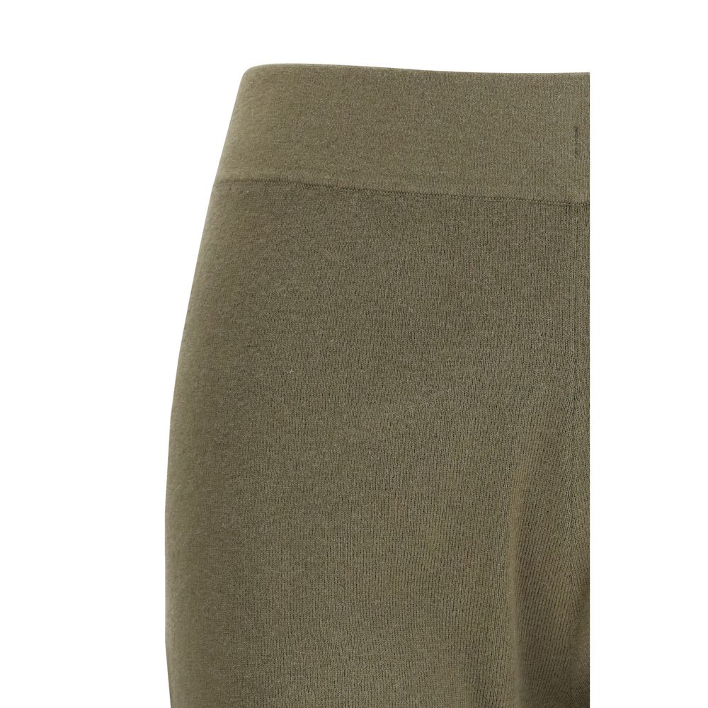 Bicolor Cotton Bermuda Shorts