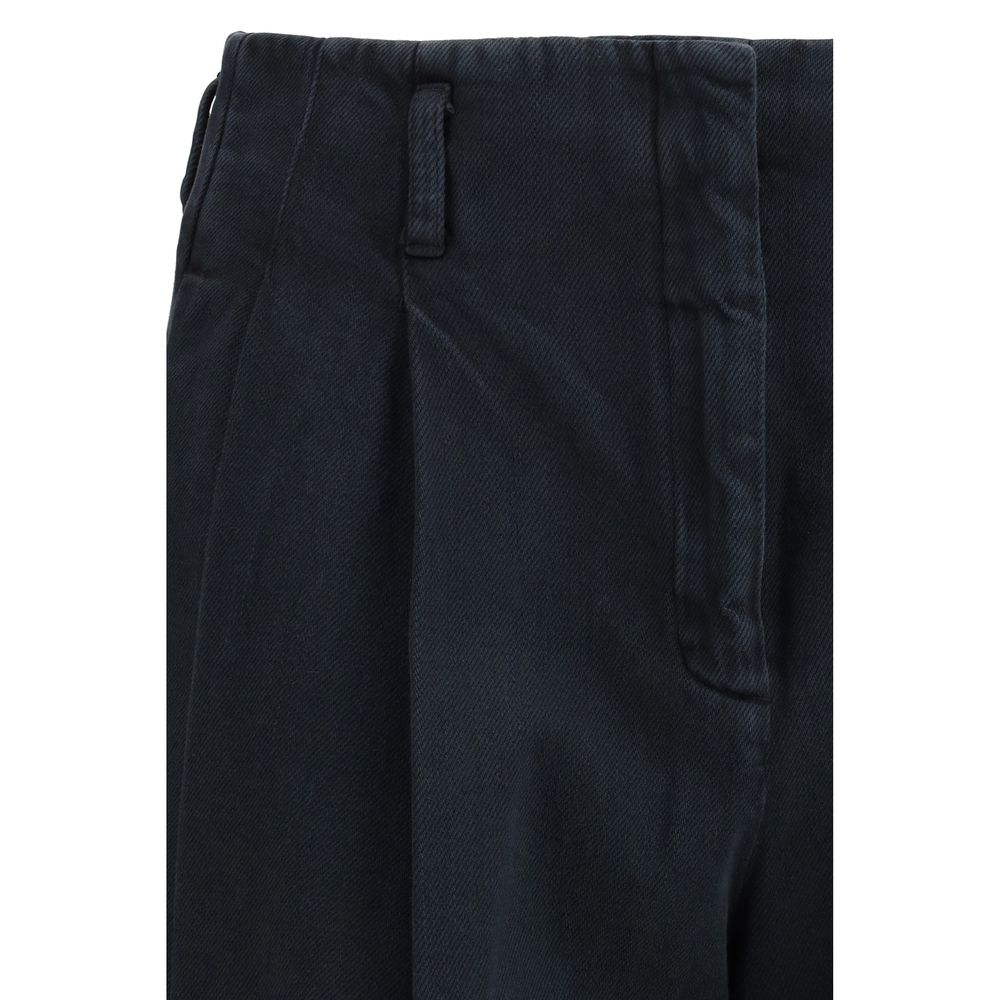 Black Cotton Jeans Denim