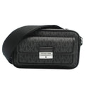 Black Canvas Crossbody Bag