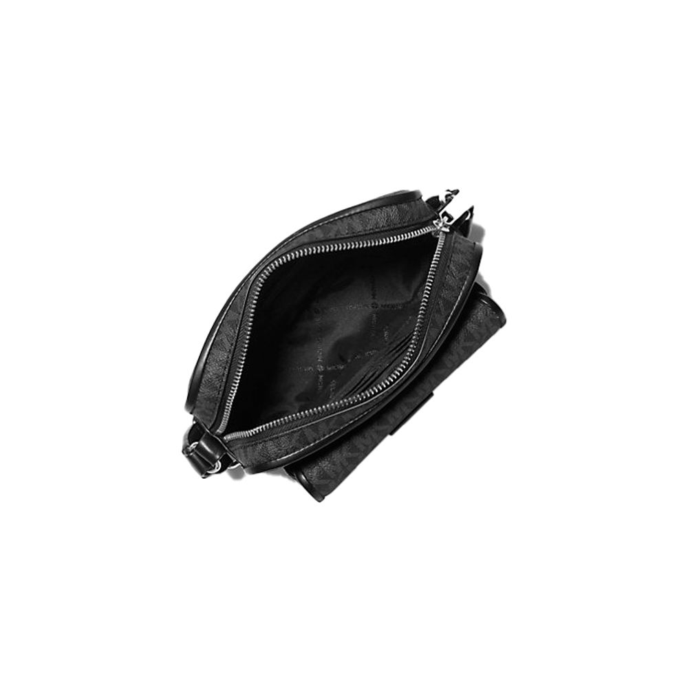 Black Canvas Crossbody Bag