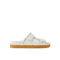 White Lamb Leather Sandals