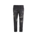 Black Cotton Jeans Denim