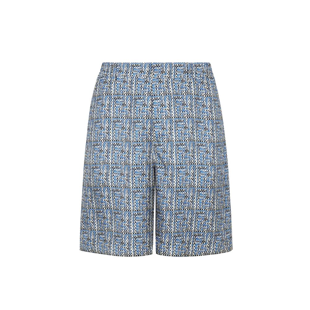 Blue Silk Short And Mini Shorts