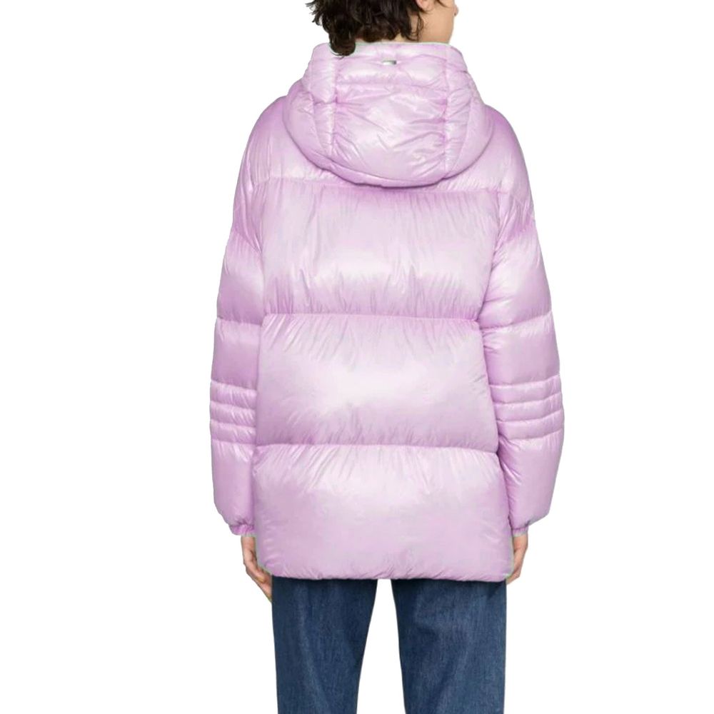 Multicolor Polyamide Full-Length Jacket