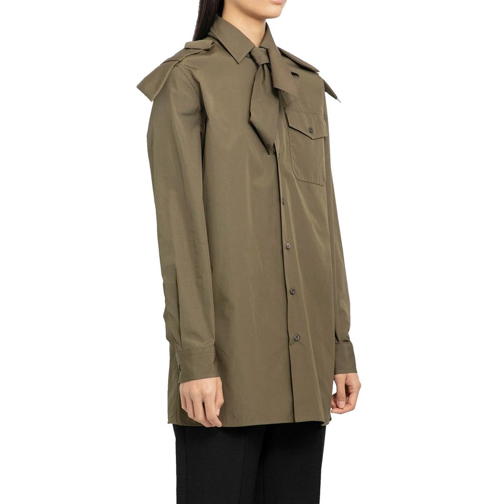Bicolor Cotton Dress Shirt