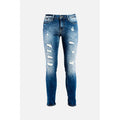 Blue Cotton Relaxed Fit Jeans