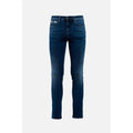Blue Cotton Skinny Jeans