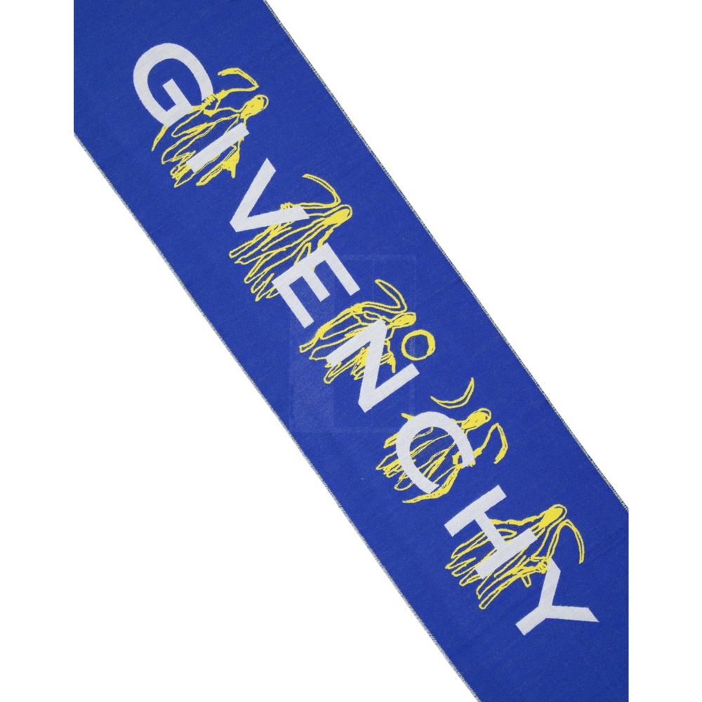 Blue Silk Scarf