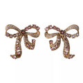 Gold Brass Earrings