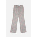 Black Polyester Casual Pants