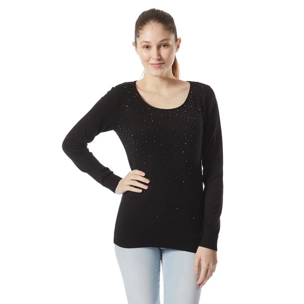 Black Cotton Sweatshirt