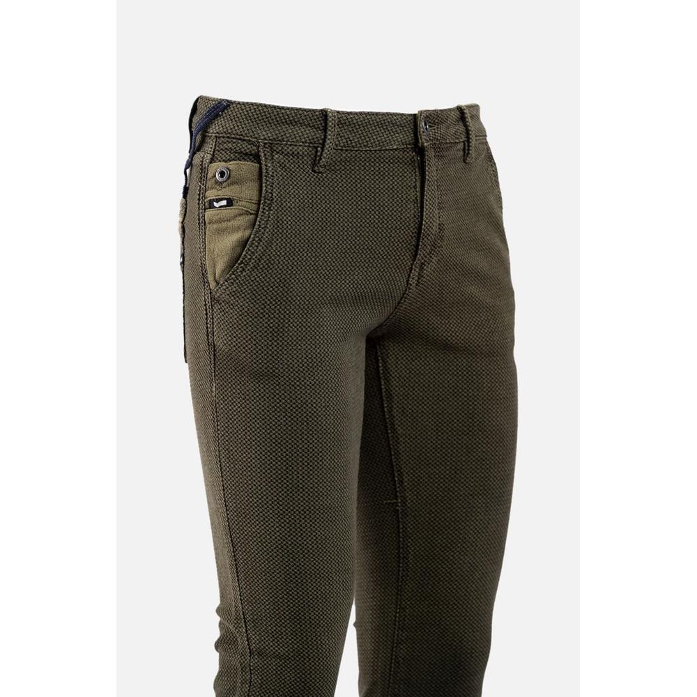 Brown Cotton Jeans Denim