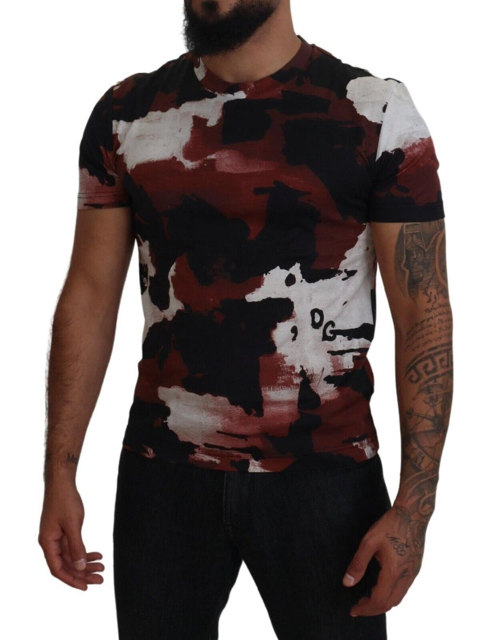 Multicolor Tie Dye Cotton Crew Neck T-shirt