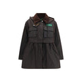 Brown Cotton Coat