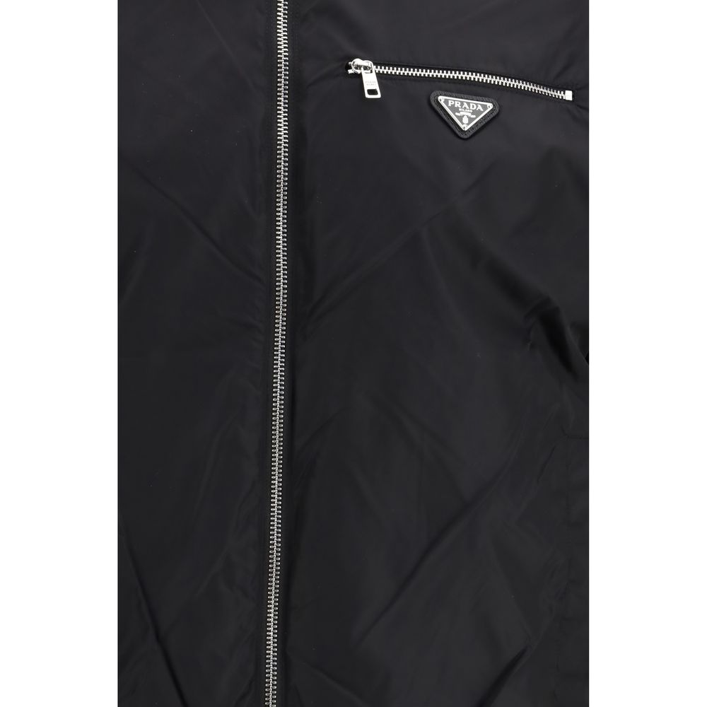 Black Fleece Wool Bomber