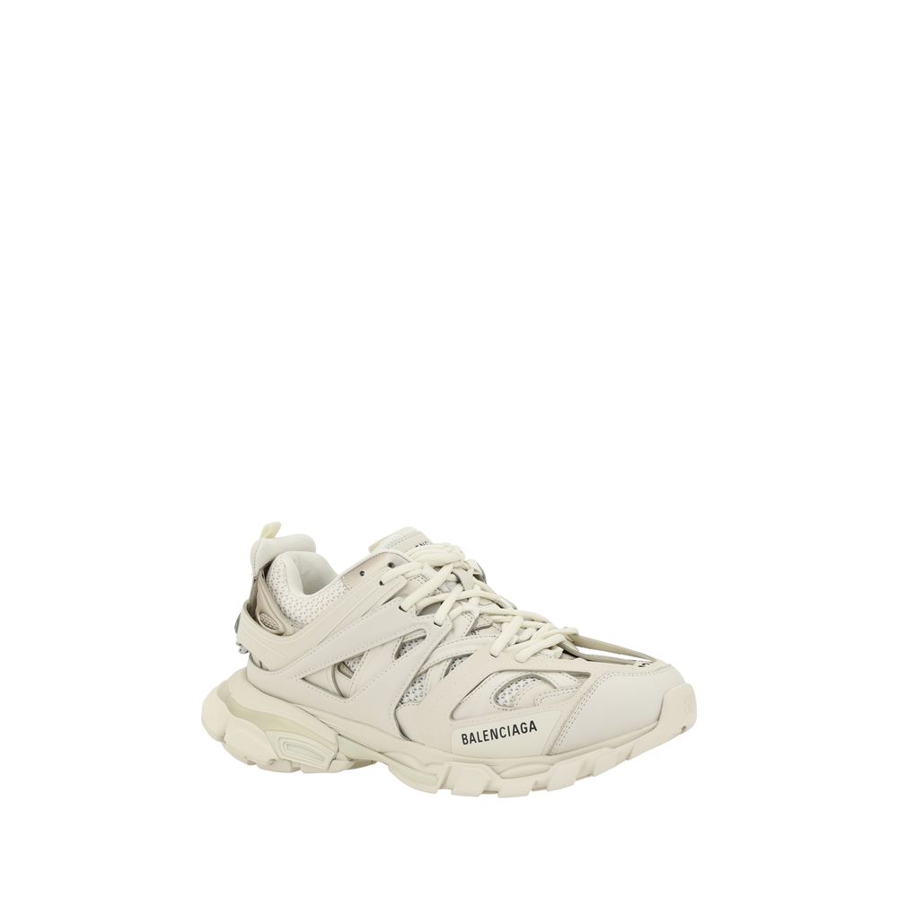 White Rubber Athletic Sneakers