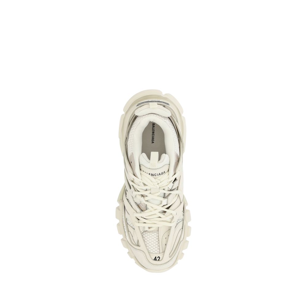 White Rubber Athletic Sneakers