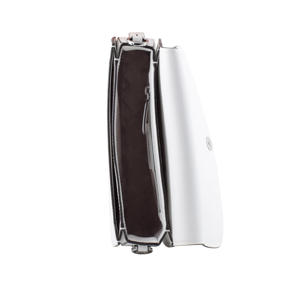 White Leather Shoulder Bag