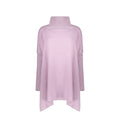 Purple Virgin Wool Poncho