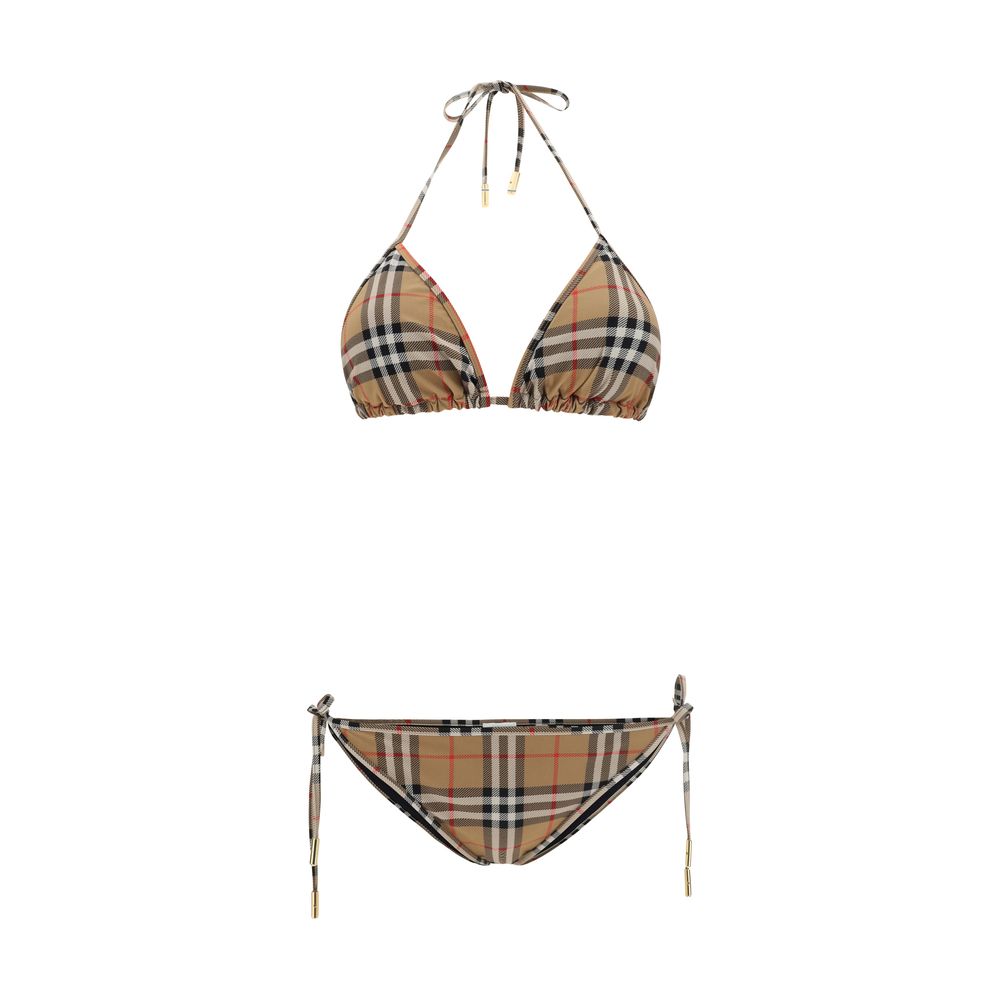 Brown Synthetic Bikini