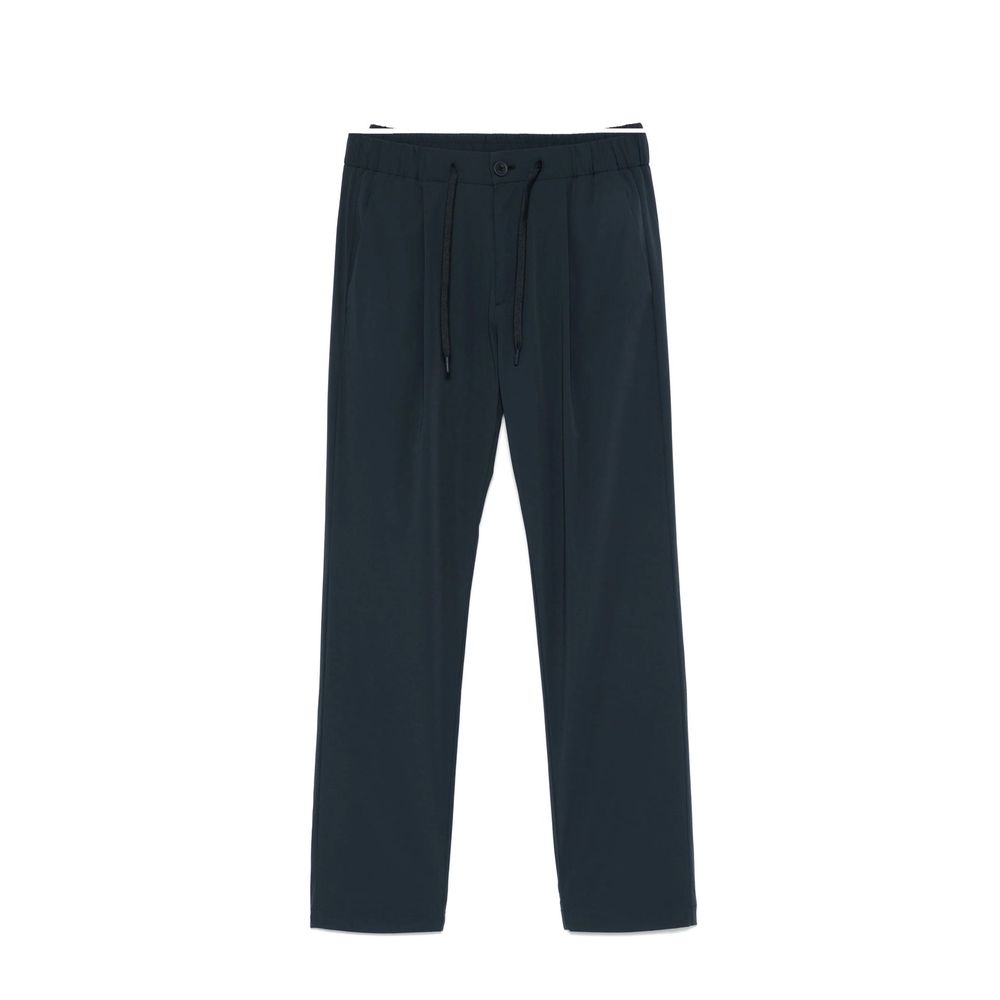 Gray Elastane Casual Pants