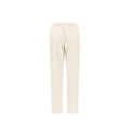 White Polyester Casual Pants