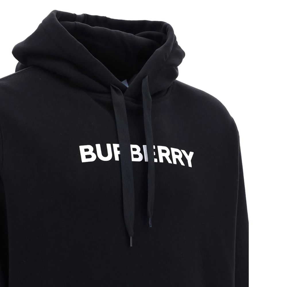 Black Cotton Sweatshirt