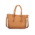 Brown Polyethylene Handbag