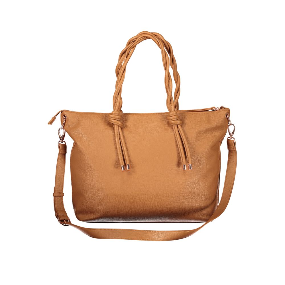 Brown Polyethylene Handbag
