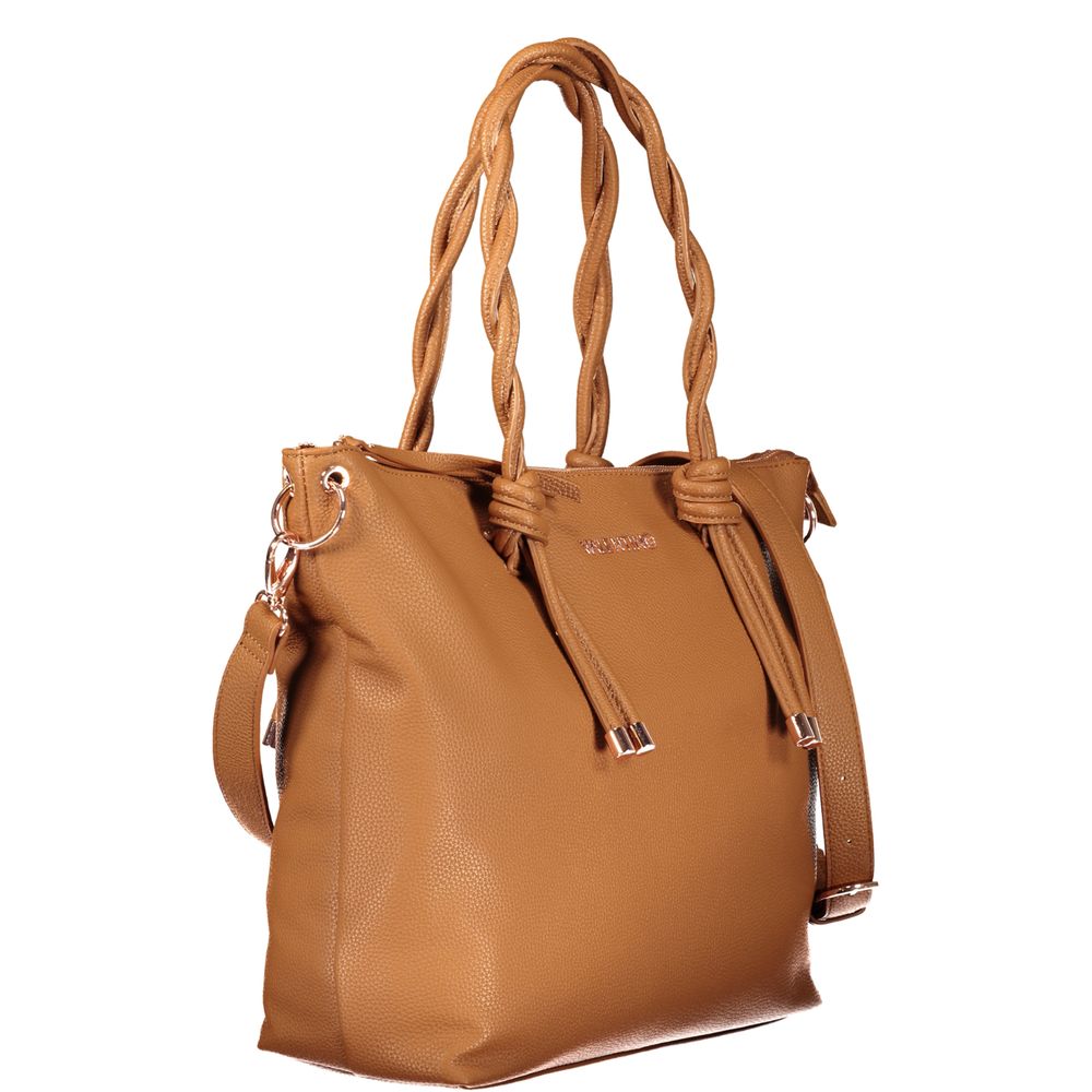 Brown Polyethylene Handbag