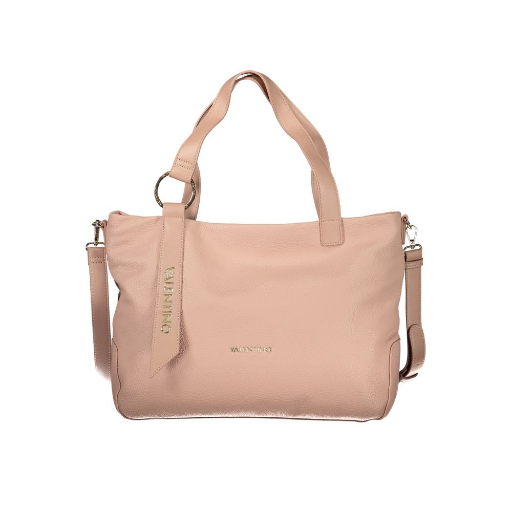 Pink Polyethylene Handbag