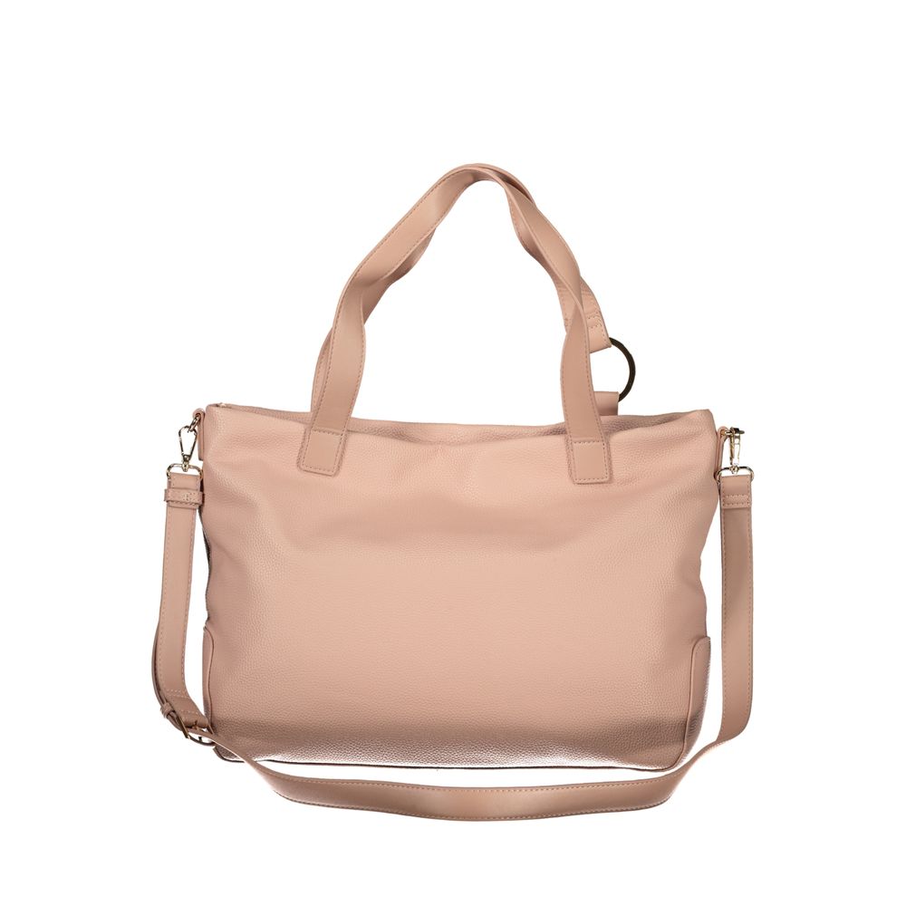 Pink Polyethylene Handbag