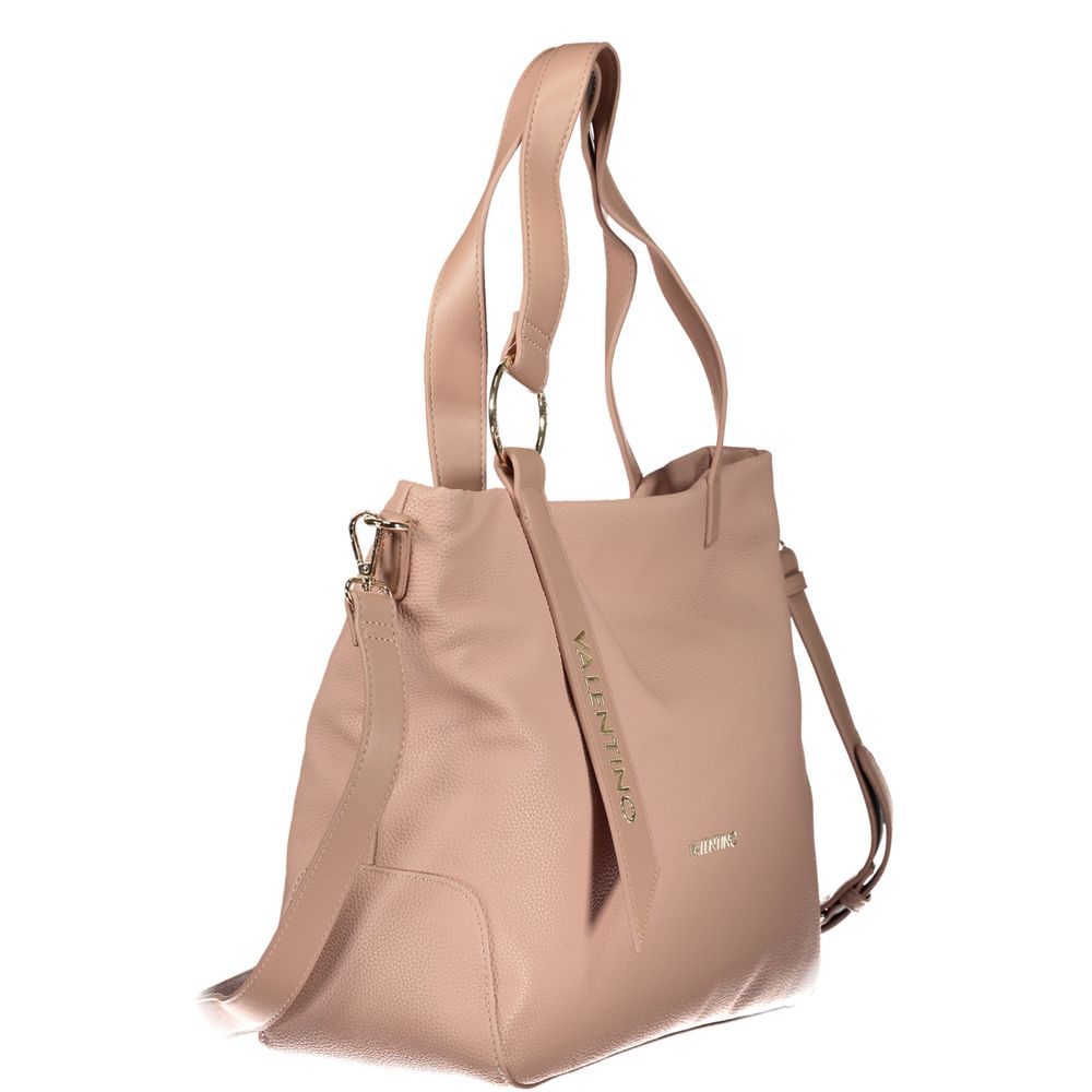Pink Polyethylene Handbag