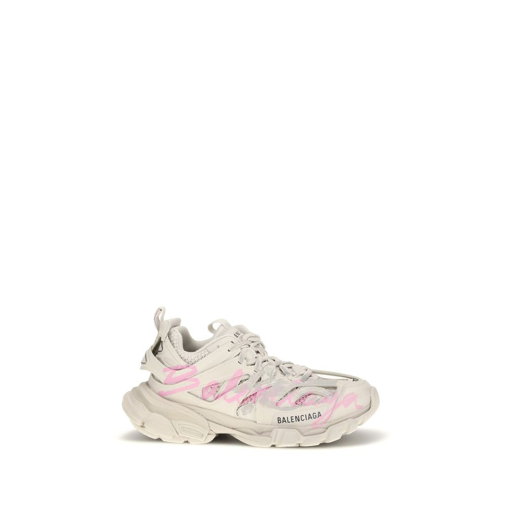 Beige Polyester Athletic Sneakers