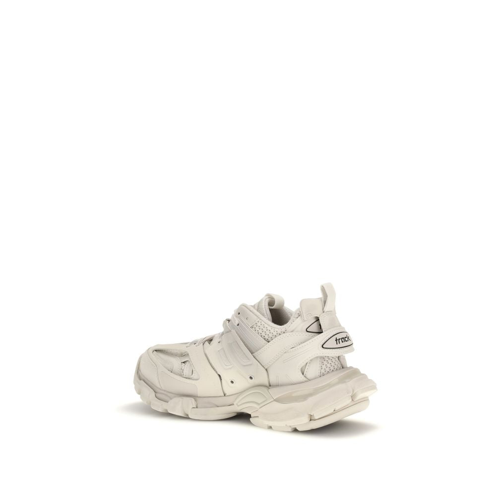 Beige Polyester Athletic Sneakers