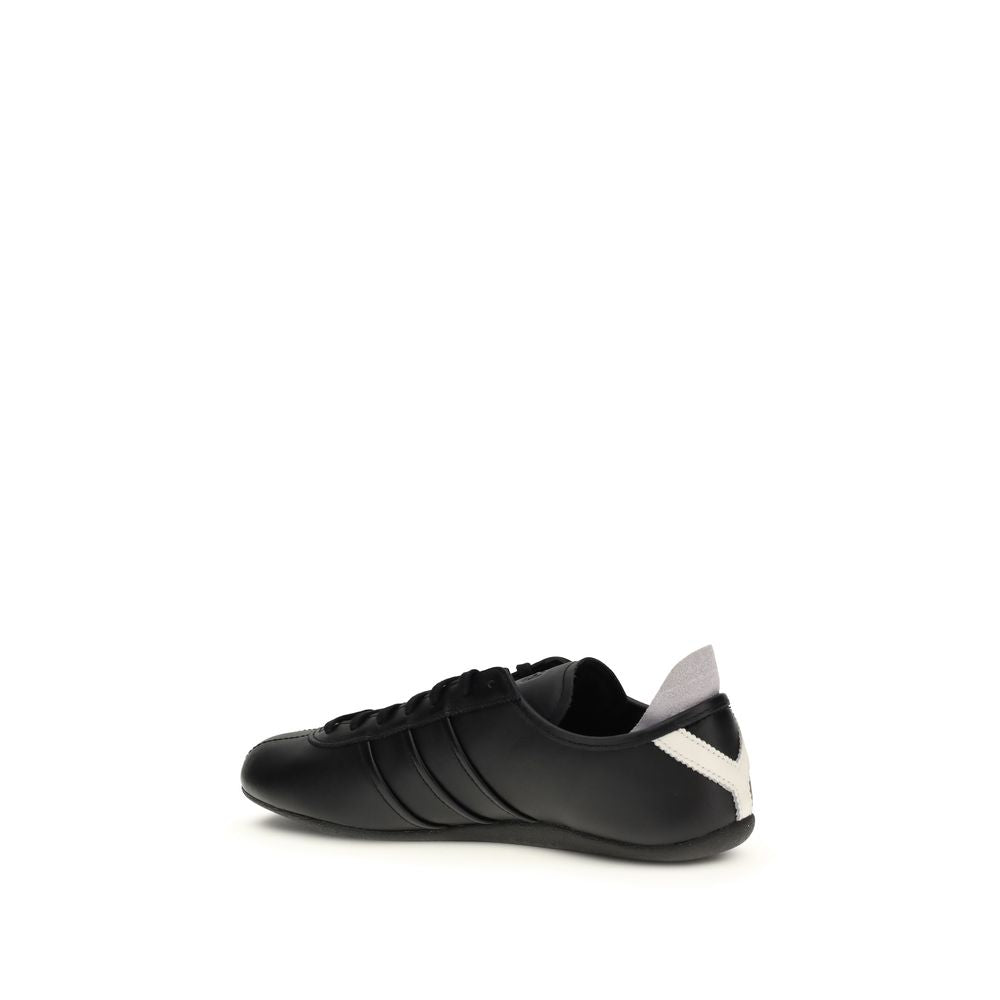 Black Rubber Athletic Sneakers