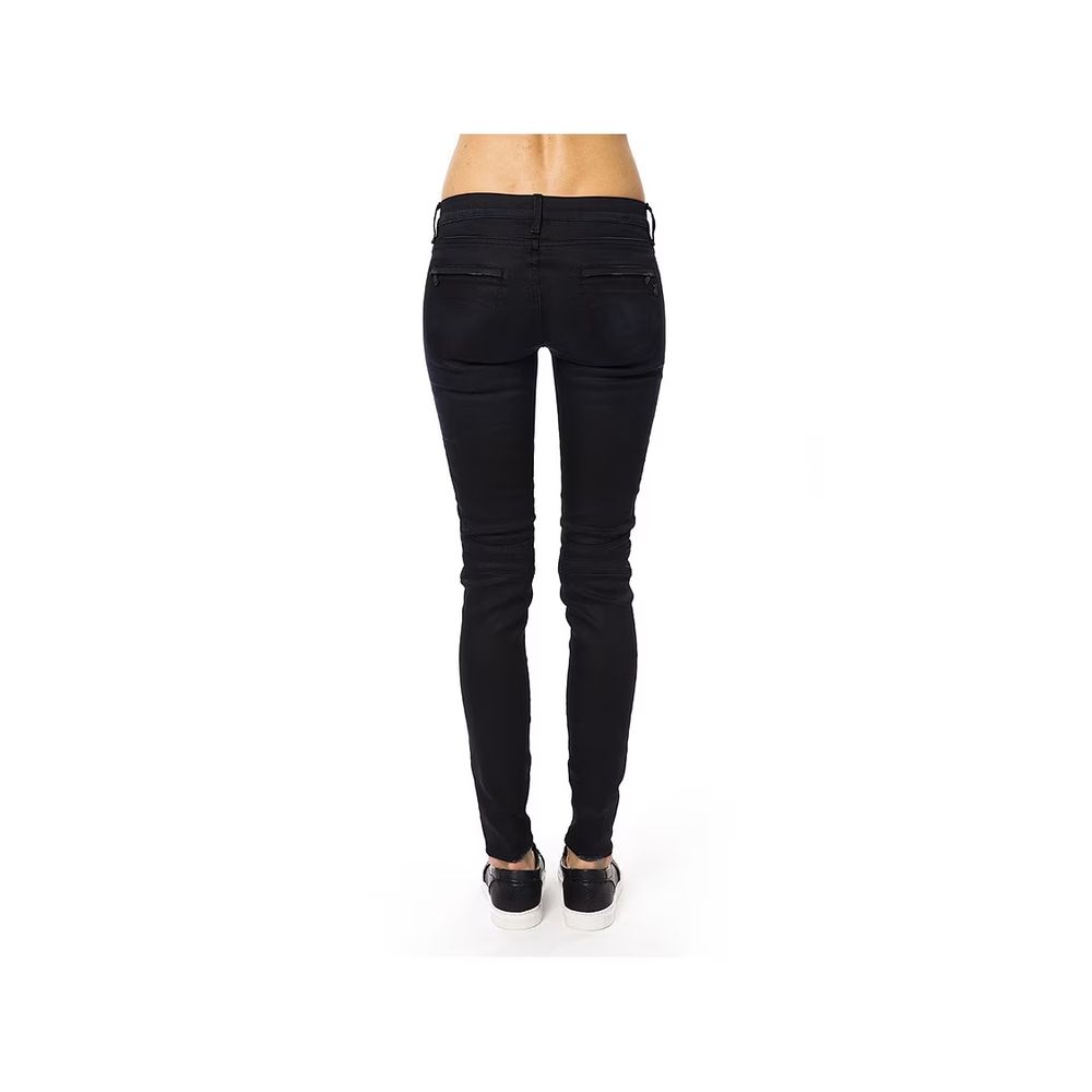 Blue Cotton Skinny Jeans