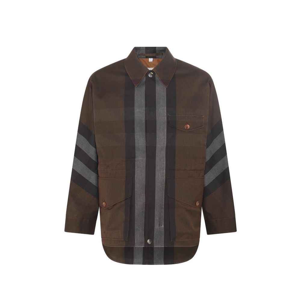 Brown Cotton Parka