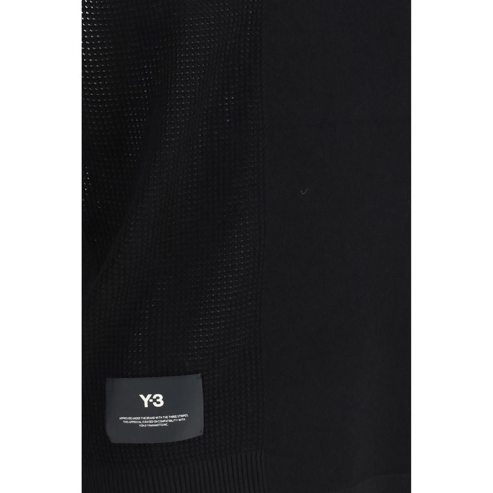Black Cotton Sleeveles Sweater
