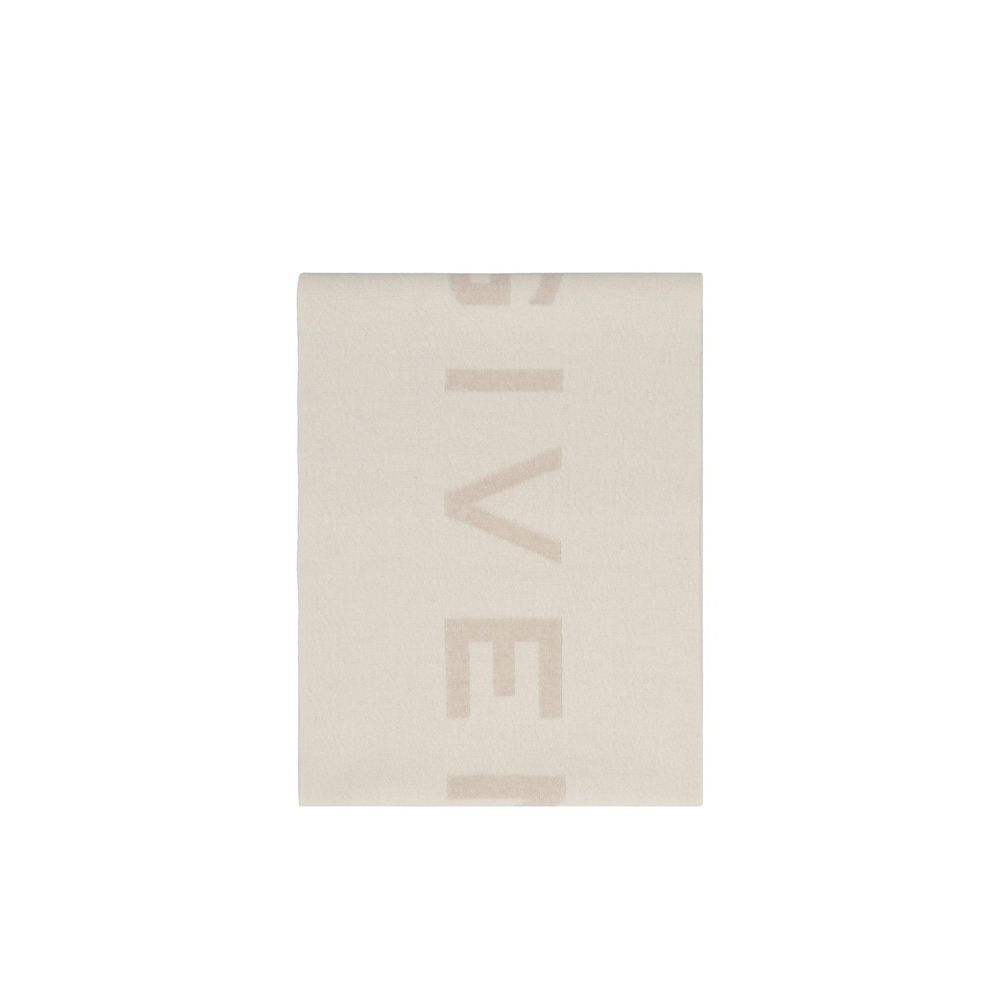 Beige Cashmere Scarf