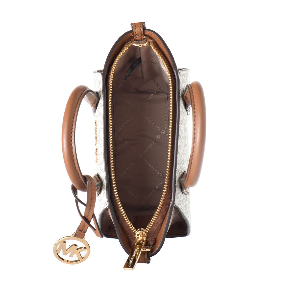 Beige Canvas Handbag