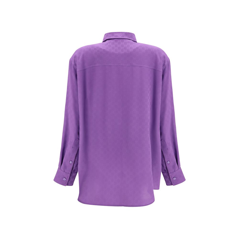Multicolor Silk Dress Shirt