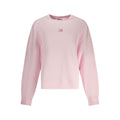Pink Cotton Women Sweatshirt